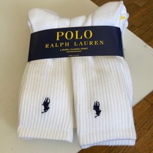 Polo Ralph Lauren classic sport crew socks 6pk